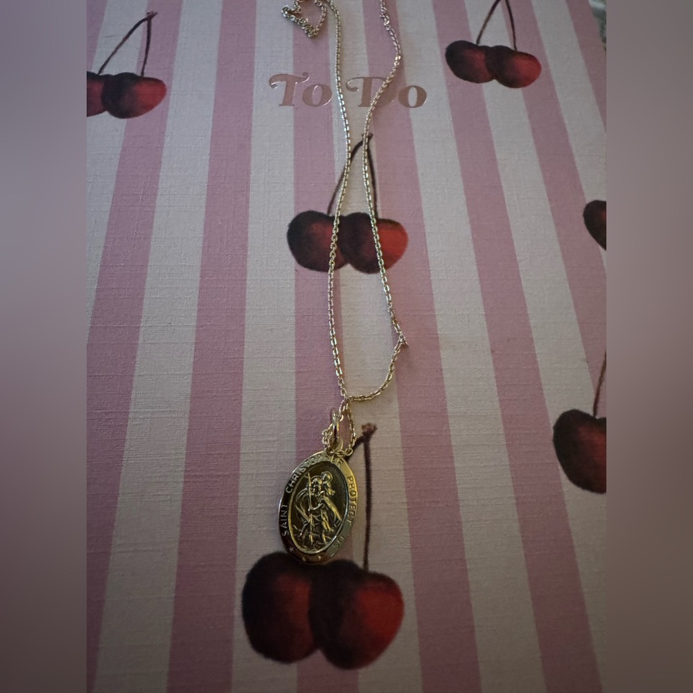 Saint chris necklace